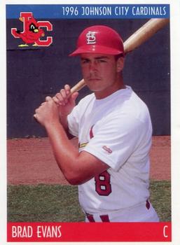 1996 Johnson City Cardinals #NNO Brad Evans Front