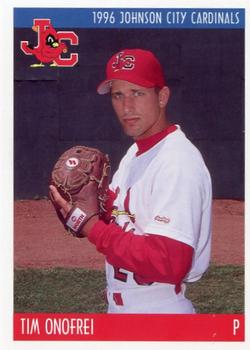 1996 Johnson City Cardinals #NNO Tim Onofrei Front