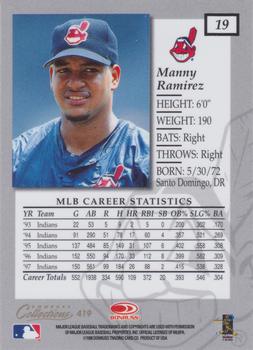 1998 Donruss Collections Elite #419 Manny Ramirez Back