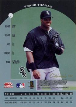1998 Donruss Collections Preferred #552 Frank Thomas Back