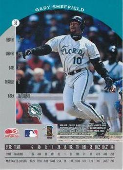 1998 Donruss Collections Preferred #586 Gary Sheffield Back
