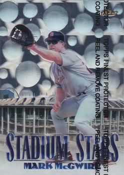 1998 Finest - Stadium Stars #SS19 Mark McGwire Front