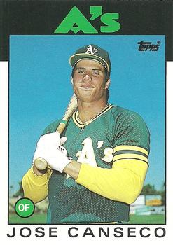 1986 Topps Traded #20T Jose Canseco Front