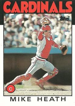 1986 Topps Traded #46T Mike Heath Front