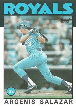 1986 Topps Traded #96T Argenis Salazar Front