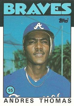1986 Topps Traded #111T Andres Thomas Front