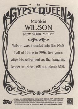 2015 Topps Gypsy Queen - Paper Frame White #82 Mookie Wilson Back