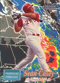 1998 Fleer Tradition - Promising Forecast #2 PF Sean Casey Front