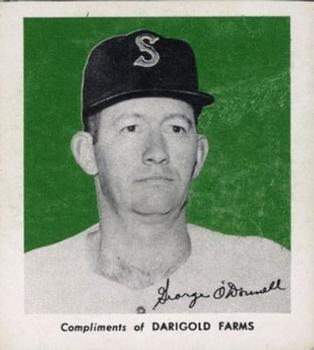 1960 Darigold Farms Spokane Indians #15 George O'Donnell Front