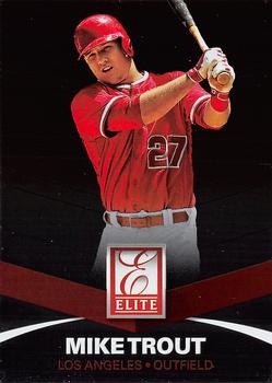 2015 Panini Elite #34 Mike Trout Front