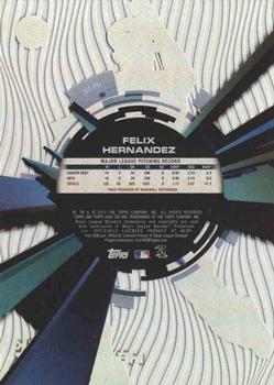 2015 Topps High Tek #HT-FH Felix Hernandez Back