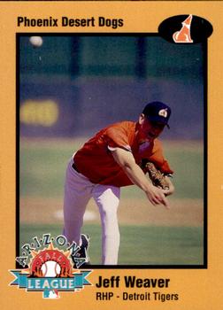 1998 Arizona Fall League Prospects - Gold #4 Jeff Weaver Front