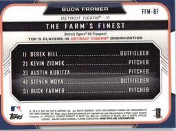 2015 Bowman - The Farm's Finest Minis #FFM-BF Buck Farmer Back