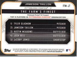 2015 Bowman - The Farm's Finest Minis #FFM-JT Jameson Taillon Back
