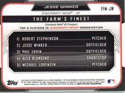 2015 Bowman - The Farm's Finest Minis #FFM-JW Jesse Winker Back