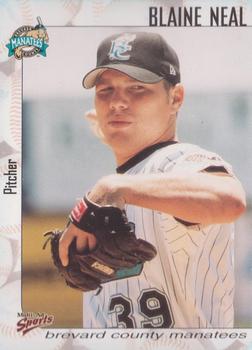 2000 Multi-Ad Brevard County Manatees #8 Blaine Neal Front