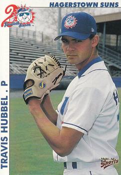 2000 Multi-Ad Hagerstown Suns #6 Travis Hubbel Front