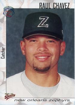 2000 Multi-Ad New Orleans Zephyrs #4 Raul Chavez Front