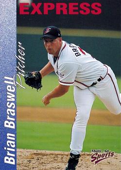 2000 Multi-Ad Round Rock Express #5 Bryan Braswell Front