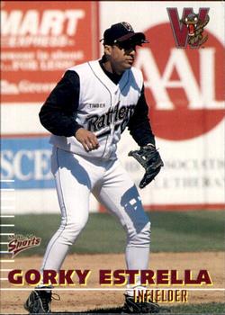 2000 Multi-Ad Wisconsin Timber Rattlers #10 Gorky Estrella Front