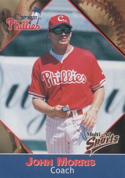 2001 Multi-Ad Clearwater Phillies #29 John Morris Front