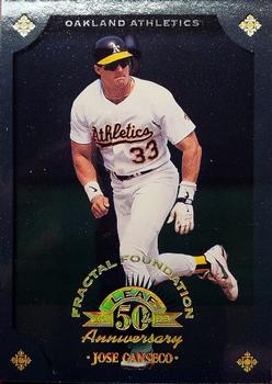 1998 Leaf - Fractal Foundations #109 Jose Canseco Front