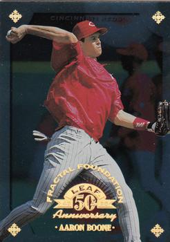 1998 Leaf - Fractal Foundations #23 Aaron Boone Front
