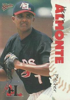 2001 Multi-Ad Hickory Crawdads Update #5 Henry Almonte Front
