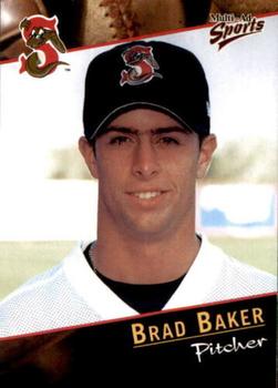 2001 Multi-Ad Sarasota Red Sox #3 Brad Baker Front
