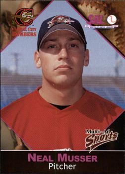 2001 Multi-Ad South Atlantic League Top Prospects #21 Neal Musser Front