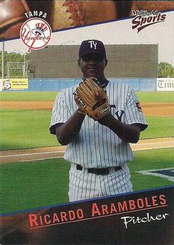 2001 Multi-Ad Tampa Yankees #4 Ricardo Aramboles Front