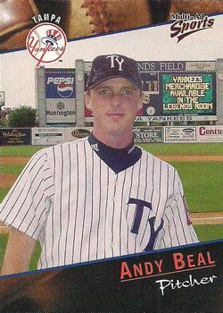 2001 Multi-Ad Tampa Yankees #5 Andy Beal Front