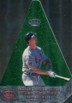 1998 Pacific Invincible - Cramer's Choice Green #7 Mark McGwire Front