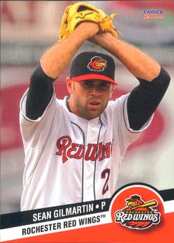 2014 Choice Rochester Red Wings #9 Sean Gilmartin Front