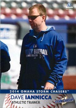 2014 Brandt Omaha Storm Chasers #29 Dave Iannicca Front