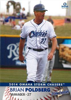 2014 Brandt Omaha Storm Chasers #26 Brian Poldberg Front