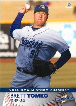 2014 Brandt Omaha Storm Chasers #23 Brett Tomko Front
