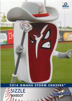 2014 Brandt Omaha Storm Chasers #35 Sizzle Front