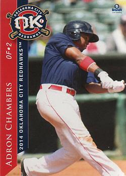 2014 Brandt Oklahoma City RedHawks #4 Adron Chambers Front