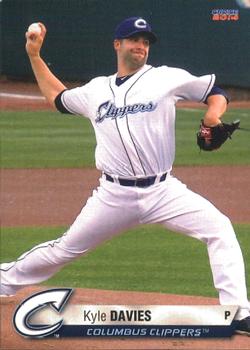 2014 Choice Columbus Clippers #13. Kyle Davies Front