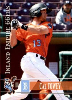 2014 Grandstand Inland Empire 66ers #NNO Cal Towey Front