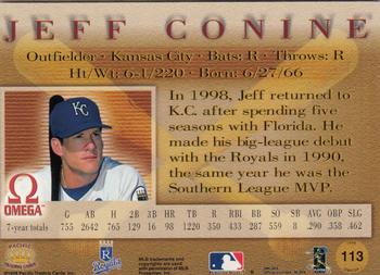 1998 Pacific Omega - Red #113 Jeff Conine Back