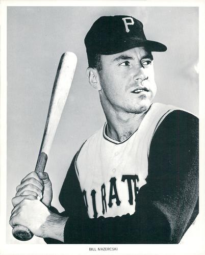 1961 Manny's Baseball Land Pittsburgh Pirates #NNO Bill Mazeroski Front