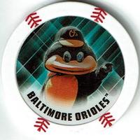 2015 Topps Chipz - Mascots #1 Oriole Bird Front