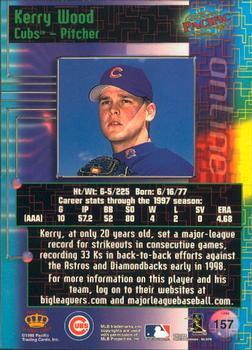 1998 Pacific Online - Red #157 Kerry Wood Back