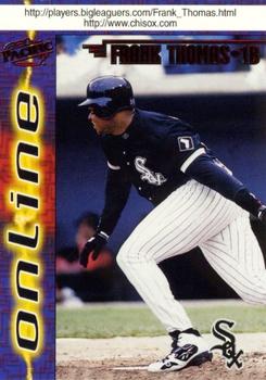 1998 Pacific Online - Red #182 Frank Thomas Front