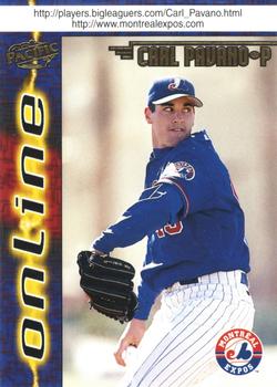1998 Pacific Online - Web Cards #458 Carl Pavano Front