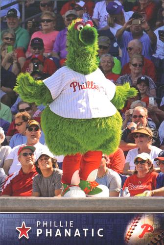 2015 Philadelphia Phillies Photocards #NNO Phillie Phanatic Front