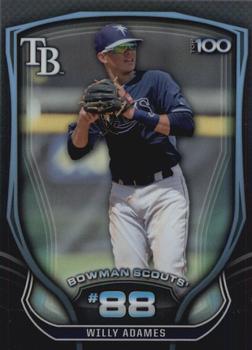 2015 Bowman - Bowman Scouts' Top 100 #BTP-88 Willy Adames Front
