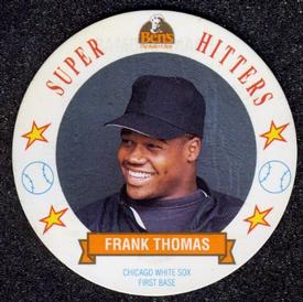 1992 Ben's Super Hitters Discs #11 Frank Thomas Front
